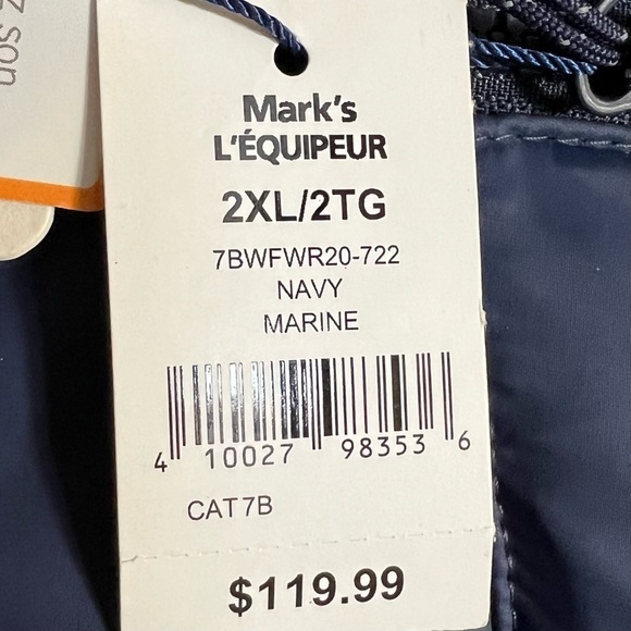 Wind River Puffer Navy Blue Jacket Size XXL NWT - Picture 12 of 14